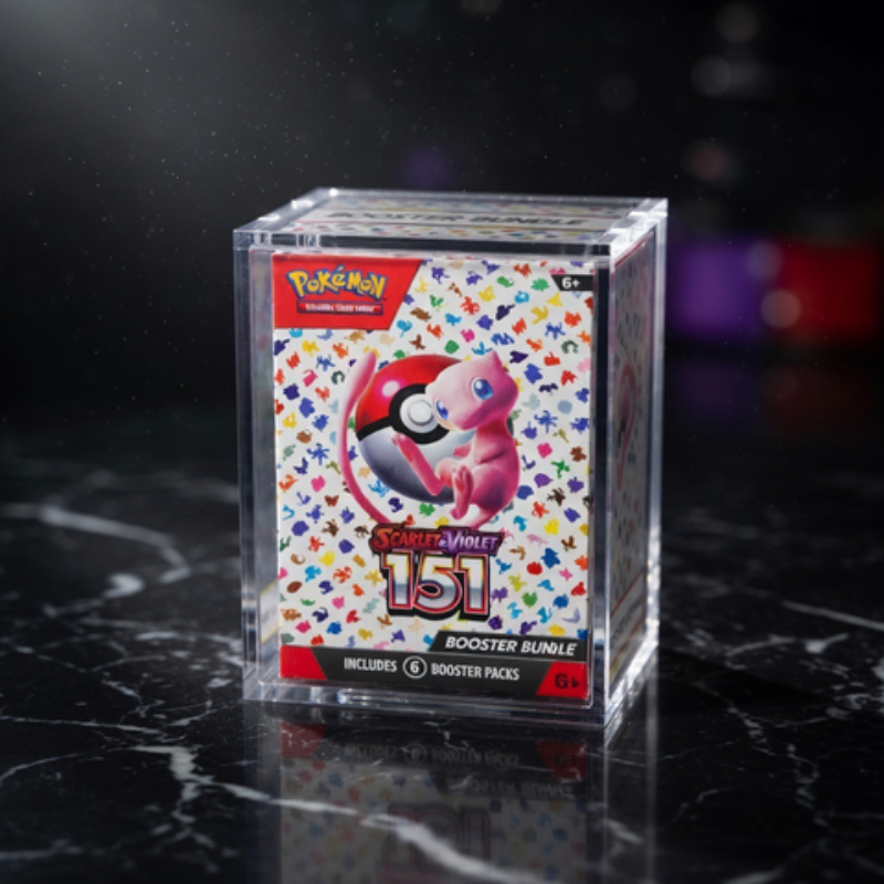 Premium Acrylic Case for Booster Bundle – UV Protection | Magnetic