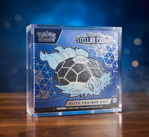 Premium Acrylic Case for Elite Trainer Box – UV Protection | Magnetic Closure | 8MM Thick