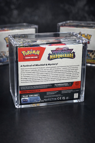 Premium Acrylic Case for Booster Box – UV Protection | Magnetic Closure | 8MM Thick