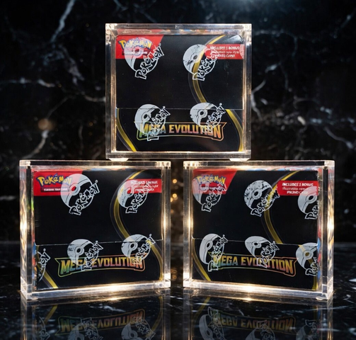 Premium Acrylic Case for Booster Box – UV Protection | Magnetic Closure | 8MM Thick