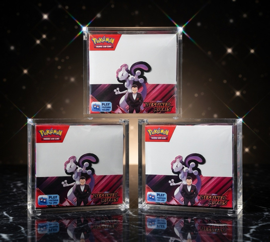 Premium Acrylic Case for Booster Box – UV Protection | Magnetic Closure | 8MM Thick