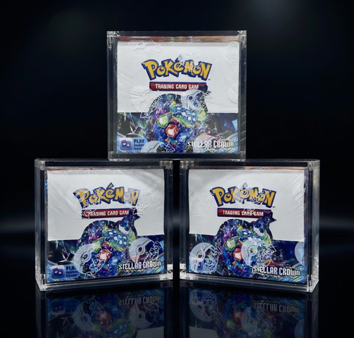 Premium Acrylic Case for Booster Box – UV Protection | Magnetic Closure | 8MM Thick