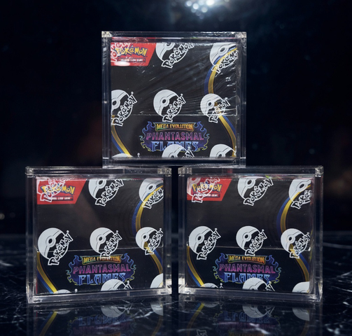 Premium Acrylic Case for Booster Box – UV Protection | Magnetic Closure | 8MM Thick