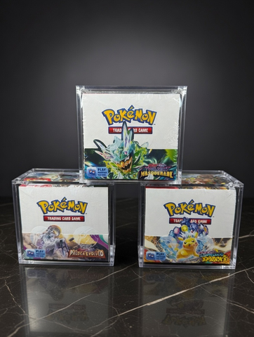 Premium Acrylic Case for Booster Box – UV Protection | Magnetic Closure | 8MM Thick