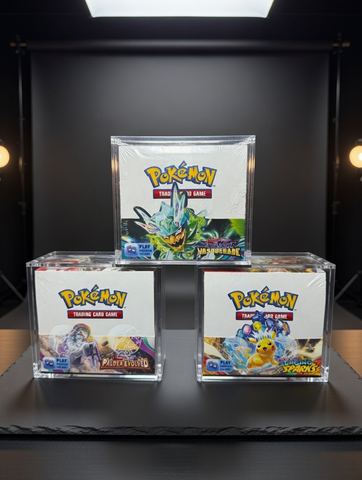 Premium Acrylic Case for Booster Box – UV Protection | Magnetic Closure | 8MM Thick