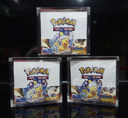 Premium Acrylic Case for Booster Box – UV Protection | Magnetic Closure | 8MM Thick