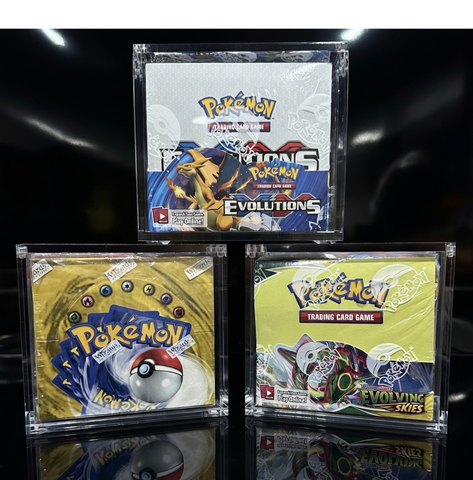 Premium Acrylic Case for Booster Box – UV Protection | Magnetic Closure | 8MM Thick