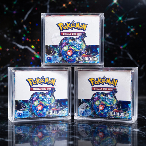 Premium Acrylic Case for Booster Box – UV Protection | Magnetic Closure | 8MM Thick