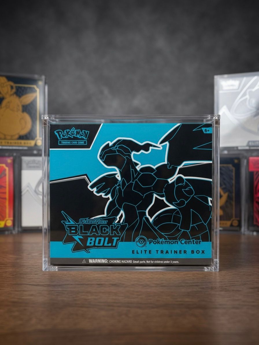 Premium Acrylic Case for Elite Trainer Box – UV Protection | Magnetic Closure | 8MM Thick