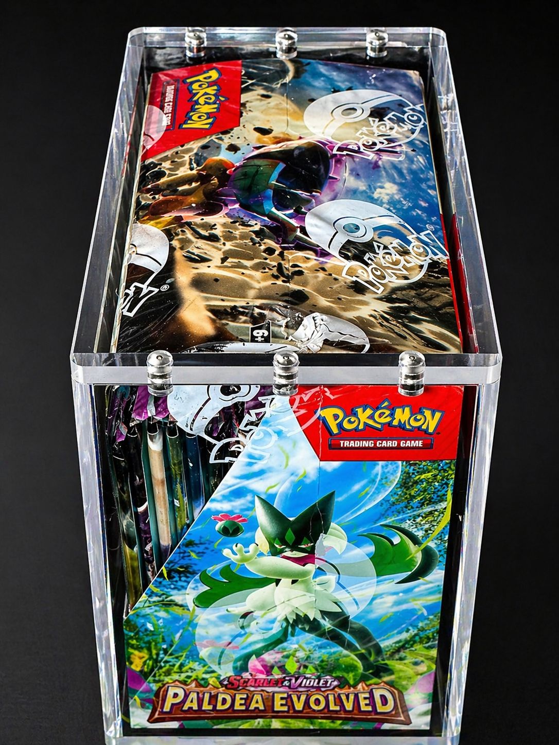 Premium Acrylic Case for Booster Box UV Protection | Magnetic Closur Aired Cards Collector LLC Premium Acrylic Case for Booster Box UV Protection | Magnetic Closur Aired Cards Collector LLC