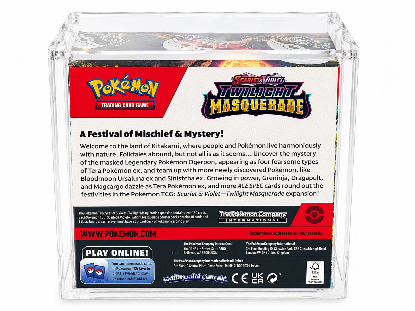 Pokemon Twilight Masquerade Booster Box - SV06: Twilight Masquerade (TWM)