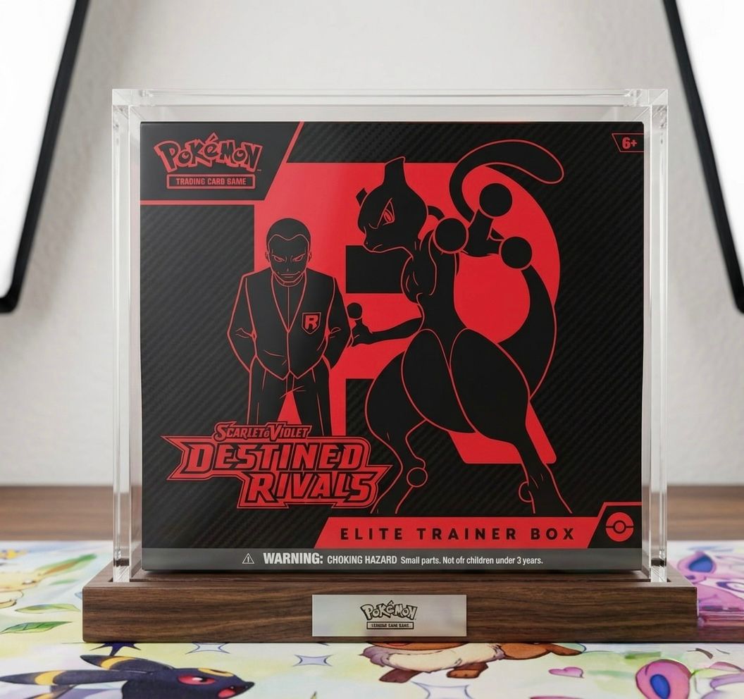 Premium Acrylic Case for Elite Trainer Box – UV Protection | Magnetic Closure | 8MM Thick