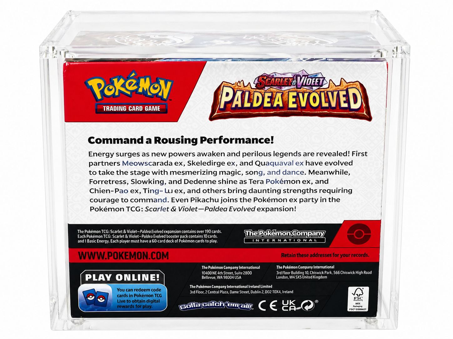 Pokemon Scarlet & Violet Paldea Evolved Booster Box