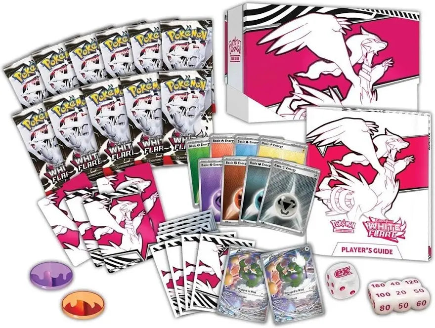 2025 Pokémon Scarlet & Violet Black Bolt & White Flare Pokemon Center Elite Trainer Box