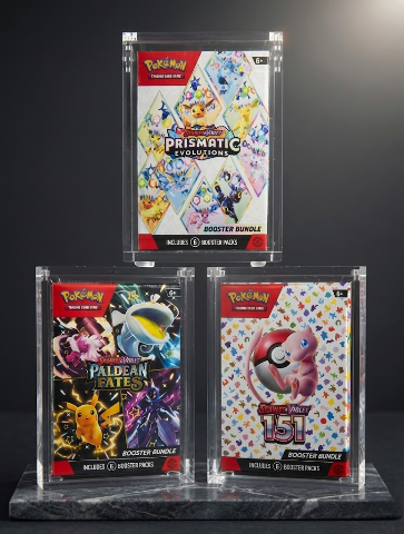 Premium Acrylic Case for Booster Bundle – UV Protection | Magnetic