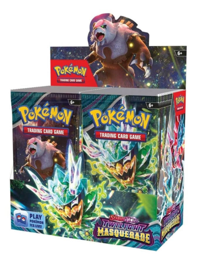 Caja de Sobres de Pokémon Twilight Masquerade - SV06: Twilight Masquerade (TWM)