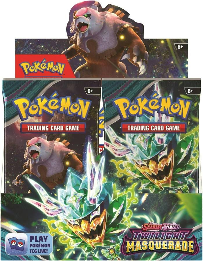 Caja de Sobres de Pokémon Twilight Masquerade - SV06: Twilight Masquerade (TWM)